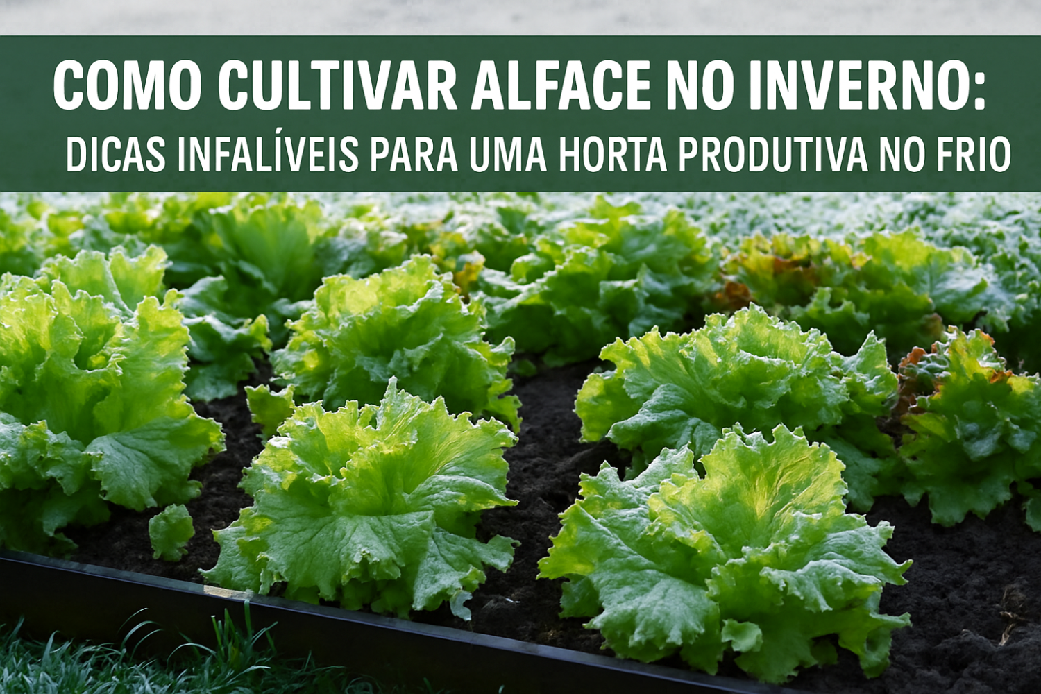 Como cultivar alface no inverno: dicas infalíveis e horta produtiva
