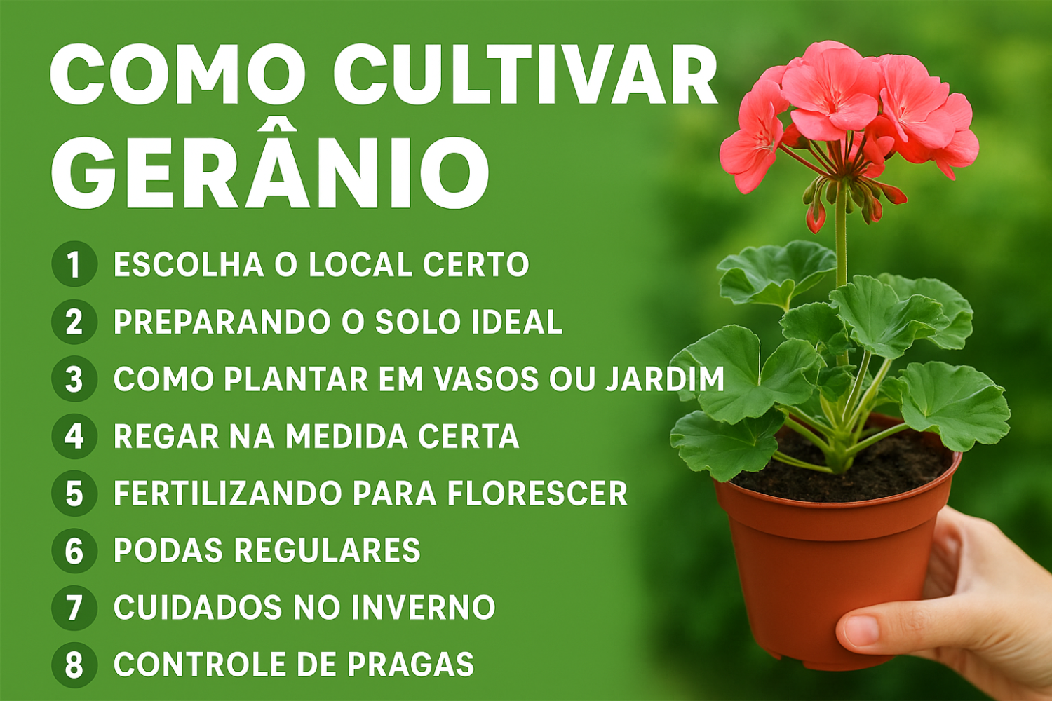 Como Cultivar Gerânio: Guia Completo para Plantas Saudáveis