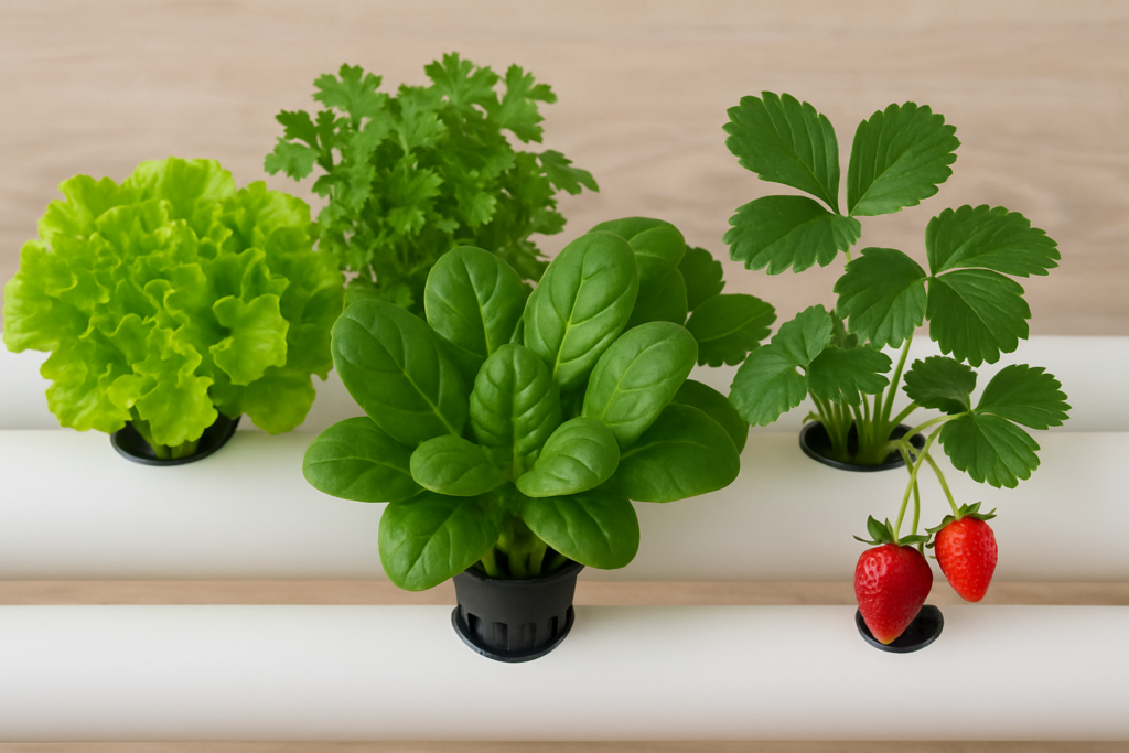 Plantas que crescem bem na hidroponia