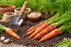 Como plantar cenoura em casa e colher raízes grossas e retinhas