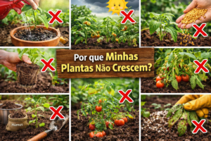 7 erros que impedem suas plantas de crescerem (e como evitar)