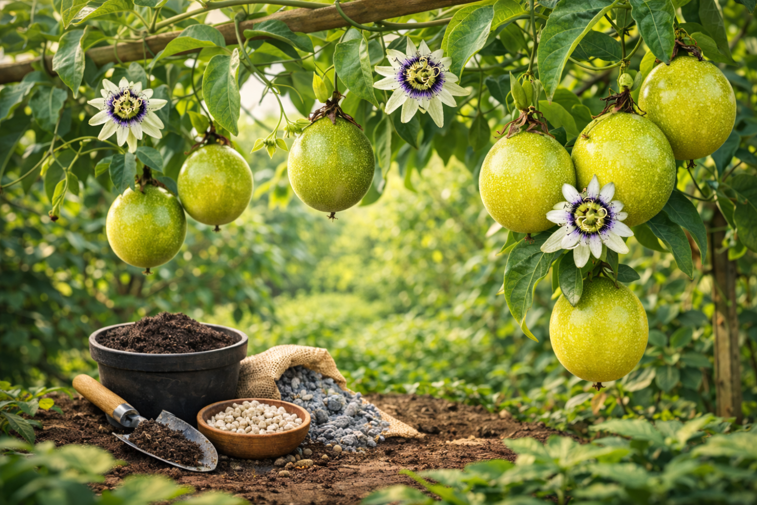 Como fazer o maracujazeiro produzir muito
