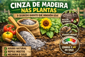 Cinza de madeira nas plantas: o segredo que quase ninguém usa