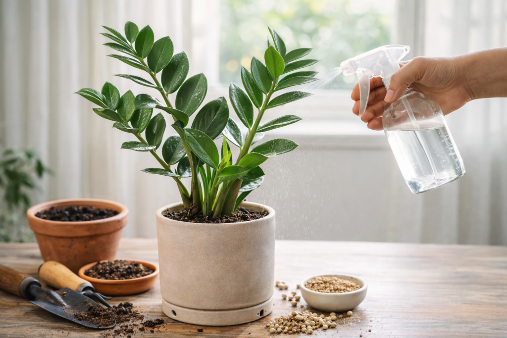 como cuidar da zamioculca