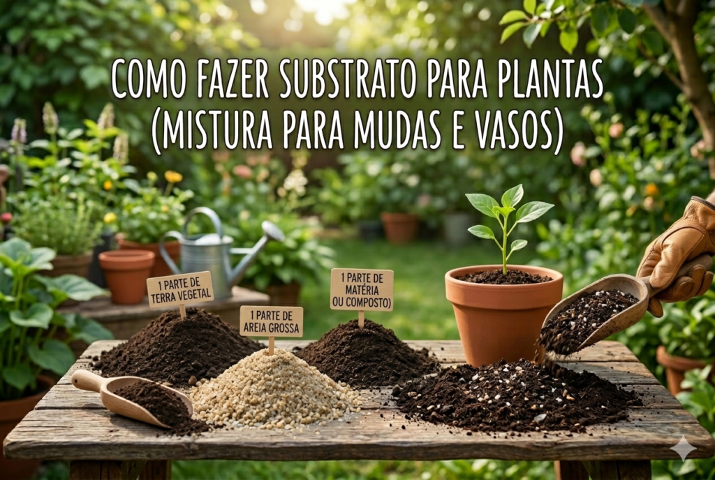 substrato para plantas